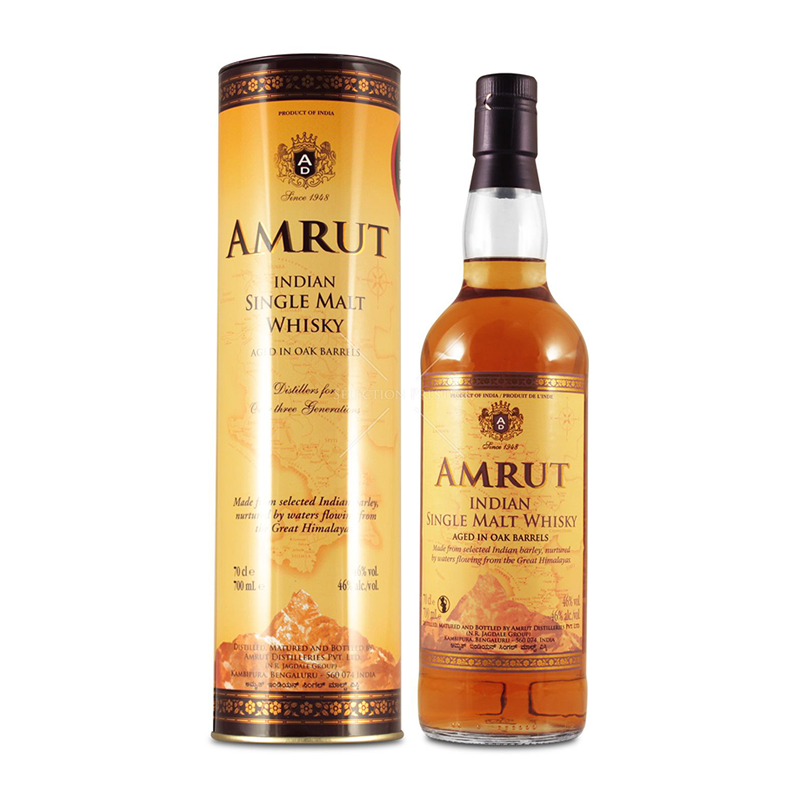 Beverages Whisky Amrut Indian Single Malt 46% 0.7l