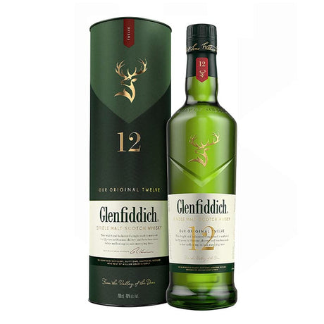 Beverages Whisky Scotch Glenfiddich 12YO Single Malt 40% 1L cutie