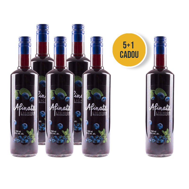 Beverages 5x Lichior Amigos Afinata 25% 0.7L + 1 CADOU