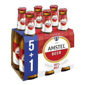 Beverages Bere Amstel Sticla 6x0.33L