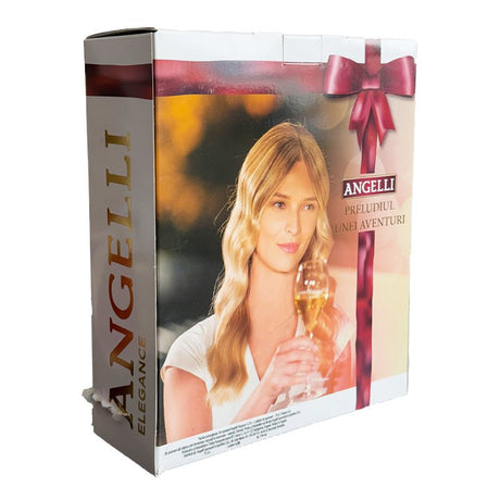 Beverages Vin Spumant Angelli Elegance Extra Sec  0.75l + 2 pahare CUTIE DETERIORATĂ