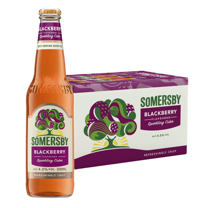Beverages Cider Somersby Blackberry 12x0.33L