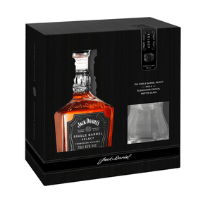 Beverages Whiskey Tennessee Jack Daniel's Single Barrel 45% 0.7L + Pahar