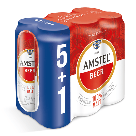 Beverages Bere Amstel Doza 6x 0.33L