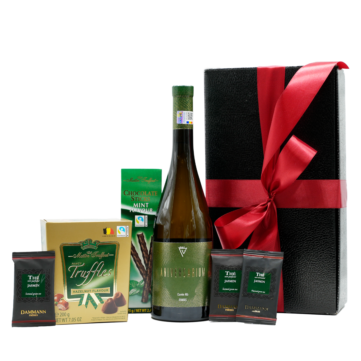 Beverages Cadou Green & Gourmet cu vin Aniversarium