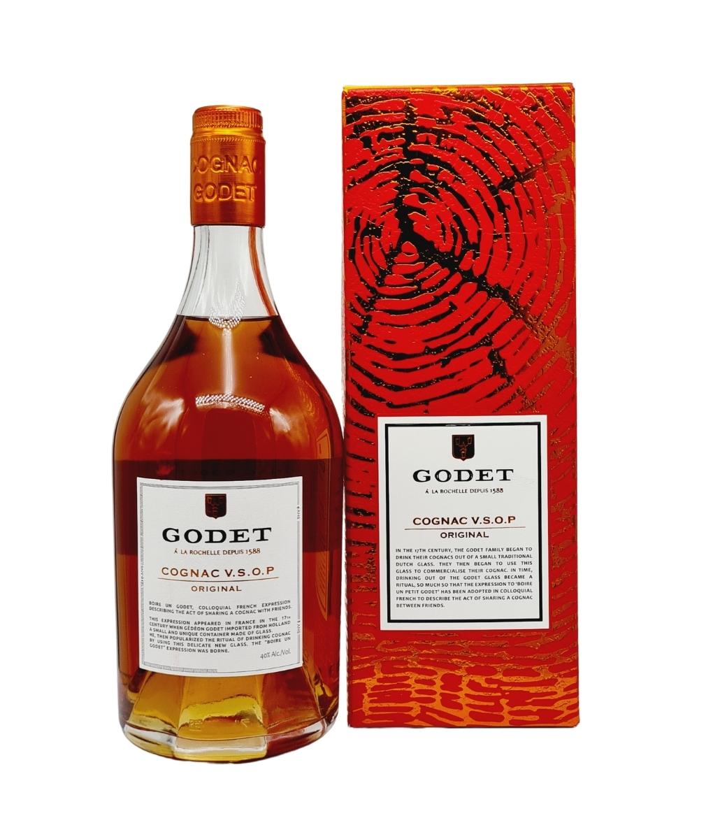 Beverages Cognac Godet VSOP 40% 0.7L în cutie