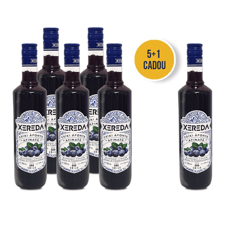 Beverages 5xLichior XEREDA 25% Csiki Afonya-Afinata 0.7L + 1 CADOU