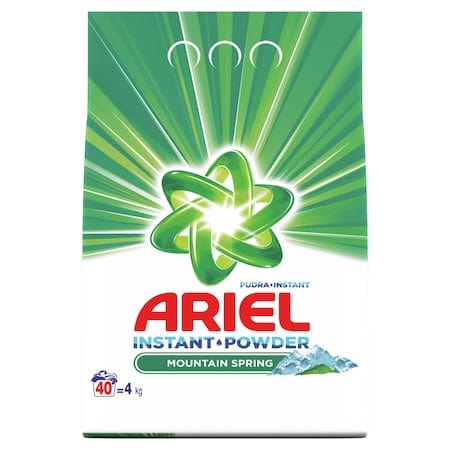 Detergent Detergent Ariel Mountain Spring Alb 40 spalari 4,05kg