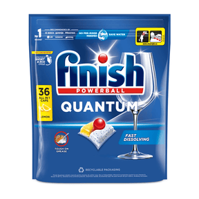 Detergent Detergent Finish Powerball Quantum Max Lemon 36caps