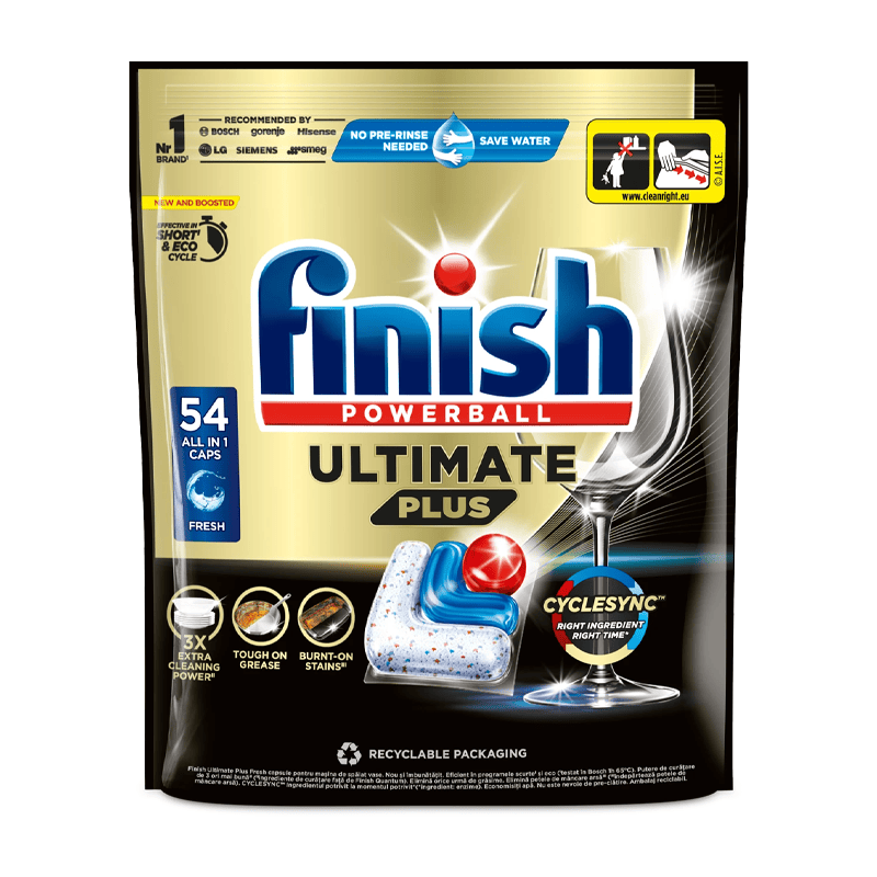 Detergent Detergent Finish X54 Capsule Ultimate Plus Fresh