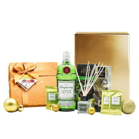 Beverages Cadou Golden Holiday cu gin Tanqueray