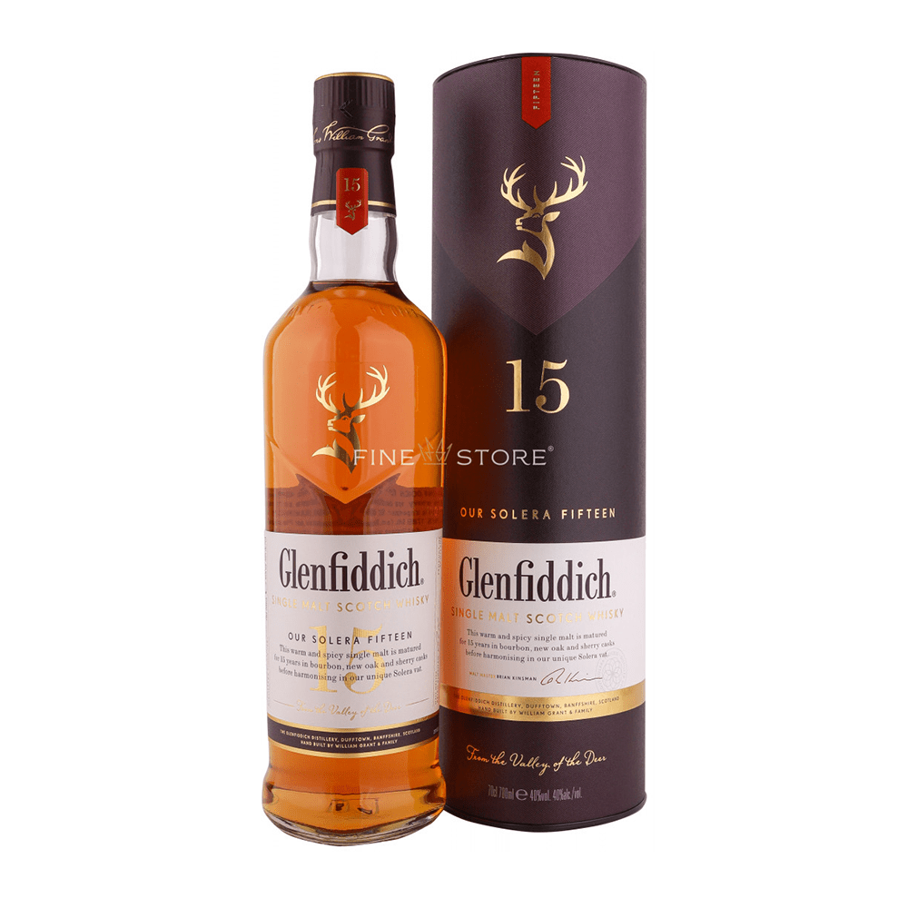 Beverages Whisky Scotch Glenfiddich 15 Y.O 40% 0.7L