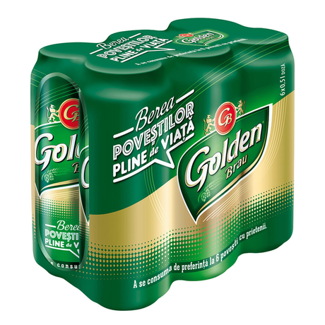 Beverages Golden Brau Doza 0.5L 6x0.5L