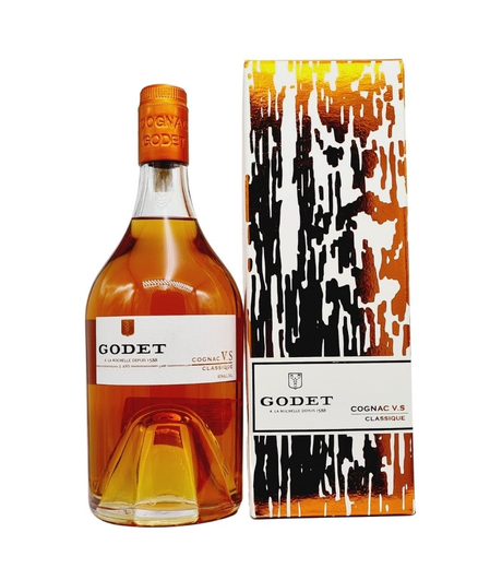 Beverages Coniac Godet VS 40% 0.7L în cutie