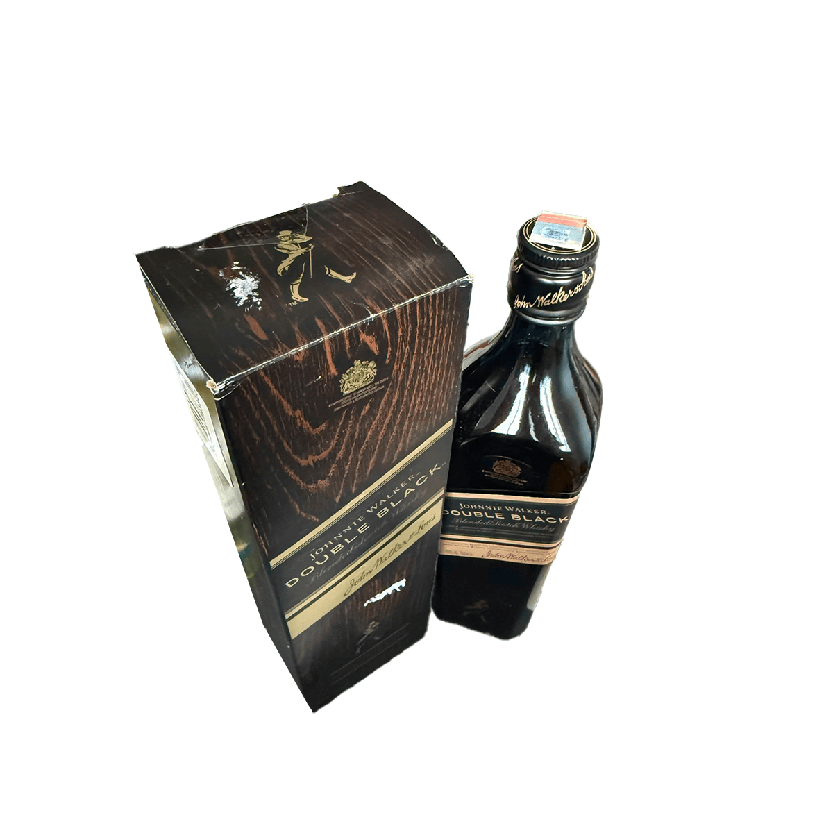 Beverages Whisky Scotch Johnnie Walker Black Label 40% 0.7L CUTIE ZGÂRIATĂ