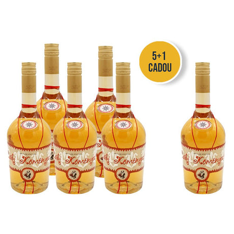 Beverages 5x Palinca Csiki Komenyes 30% 0.7L+ 1 CADOU