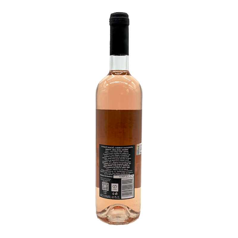 Beverages Vin Rose Mosia de la Tohani SR Rose Demisec 0.75L ETICHETĂ ZGÂRIATĂ