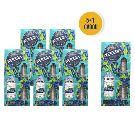 Beverages 5x Lichior XEREDA 25% Csiki Afonya-Afinata 0.7L+2 Pahar + 1 CADOU