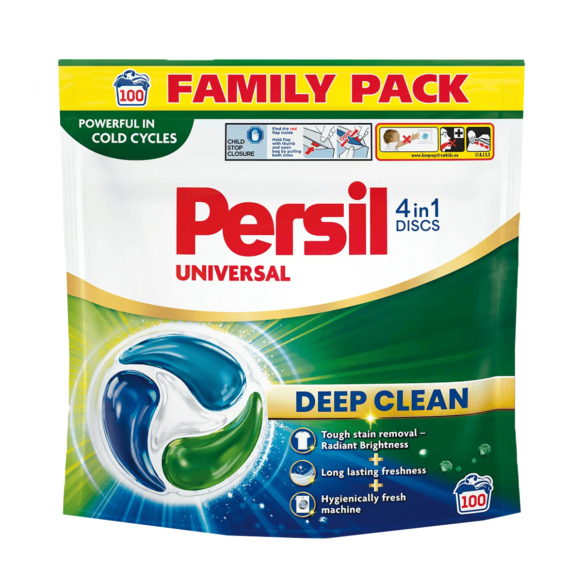 Detergent Detergent Persil 4in1 Discs Universal 100sp 1650g