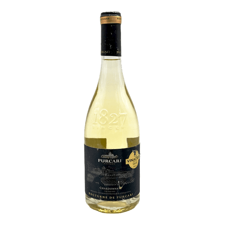 Beverages Vin Alb Purcari Nocturne Chardonnay Sec 0.75L ETICHETĂ ZGÂRIATĂ