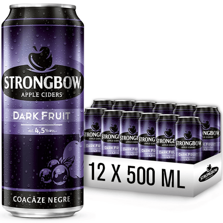Beverages Cidru Strongbow Dark Fruit Doza 24x0.5L