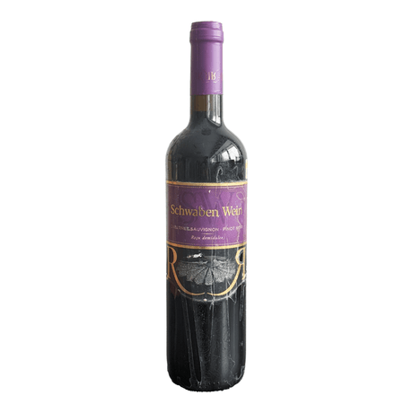 Beverages Vin Rosu Recas Schwaben Cabernet Sauvignon&Pinot Noir Demidulce 0.75L ETICHETĂ ZGÂRIATĂ
