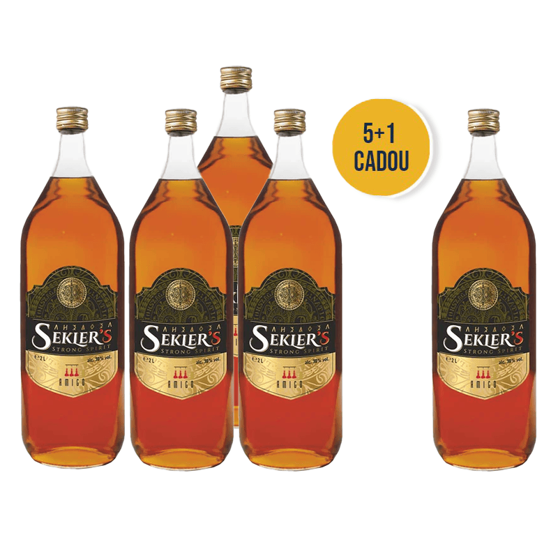 Beverages 5x Bautura Spirtoasa Sekler's 30% 2L + 1 CADOU