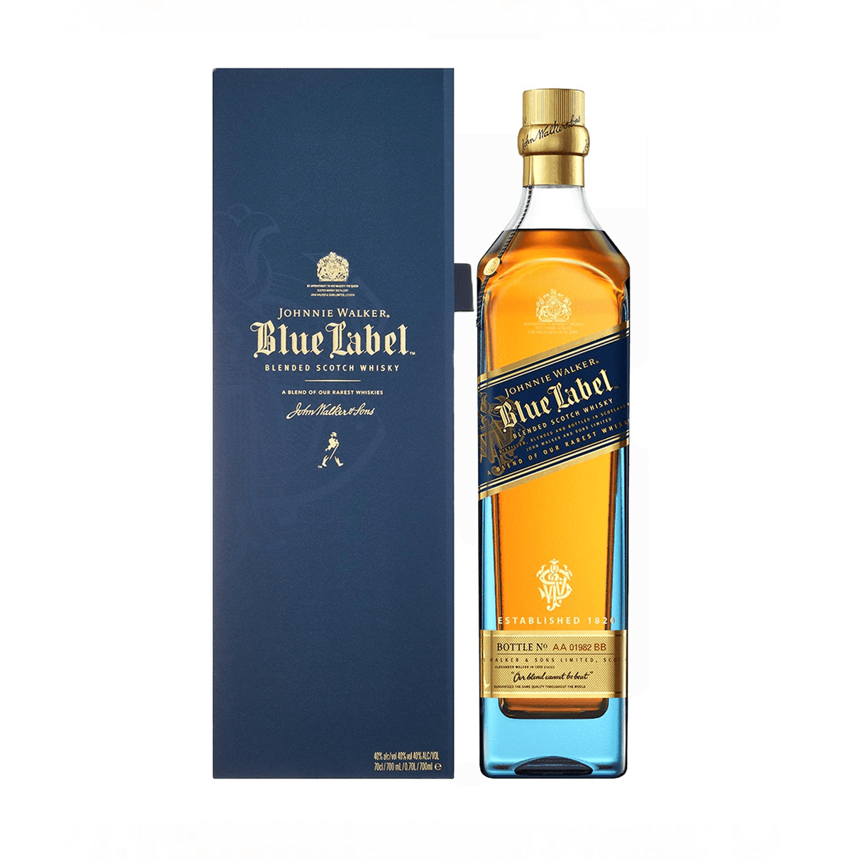 Beverages Whisky Scotch Johnnie Walker Blue Label 40% 0.7L