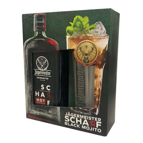 Beverages Lichior Jagermeister Scharf 33% 0.7L + Pahar Mohito