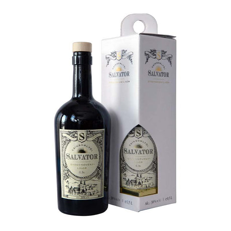 Beverages Lichior Salvator 38% 0.5L + Cutie