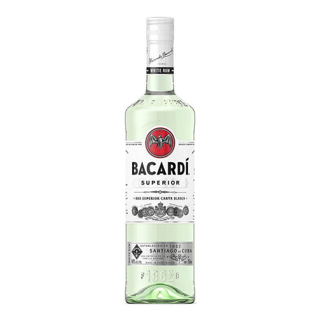 Beverages Rom Bacardi Carta Blanca Superior 37.5% 0.7L