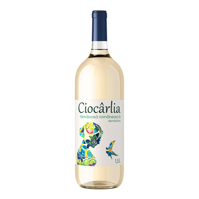 Beverages Vin Alb Ciocarlia Tamaioasa Romaneasca Demidulce 1.5L