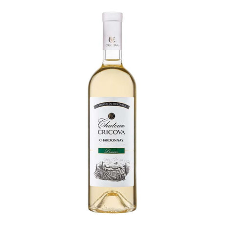 Beverages Vin Alb Cricova Chateau Chardonnay Demisec 0.75L