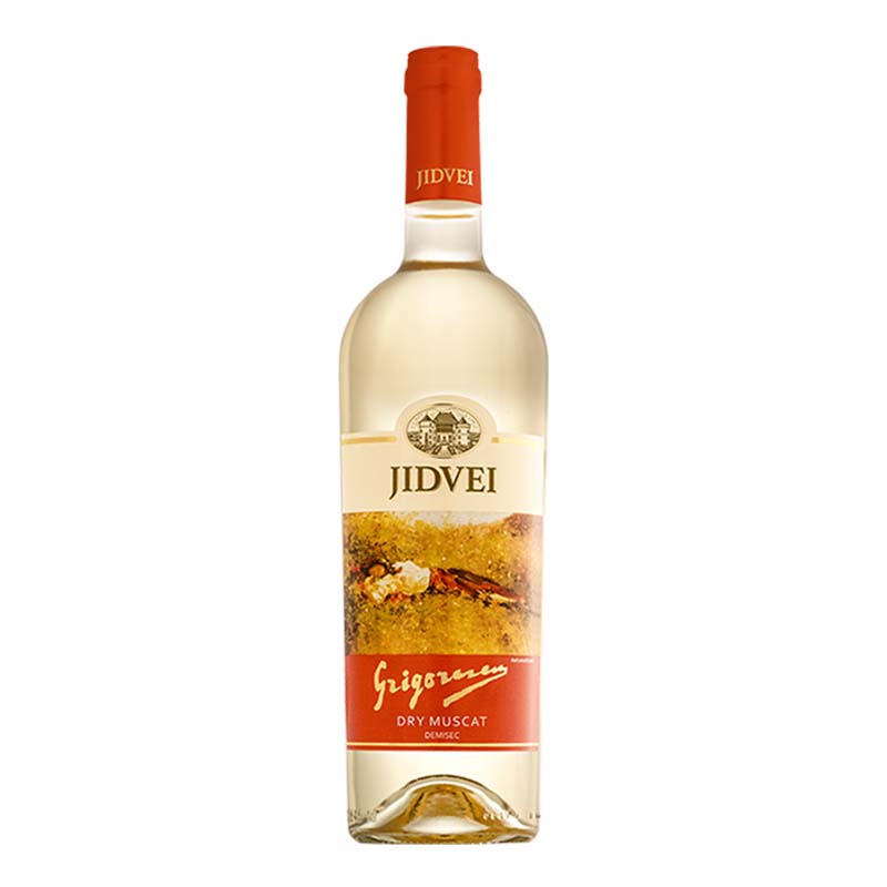Beverages Vin Alb Jidvei Grigorescu DRY Muscat Demisec 0.75L