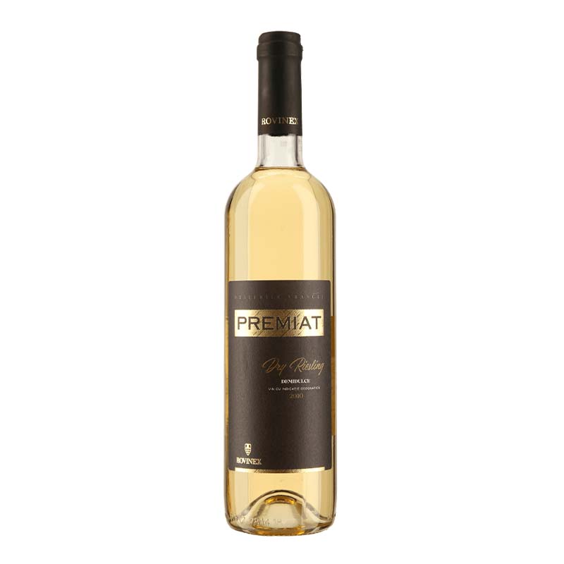 Beverages Vin Alb Rovinex Premiat Dry Riesling Demidulce 0.75L