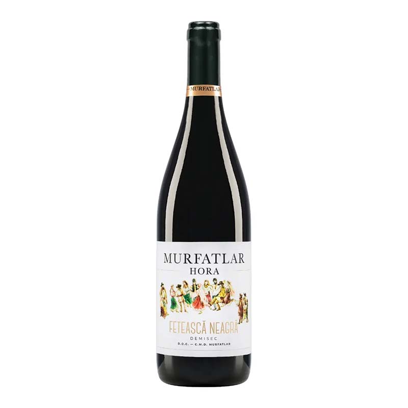 Beverages Vin Rosu Hora Feteasca Neagra Demisec 0.75L
