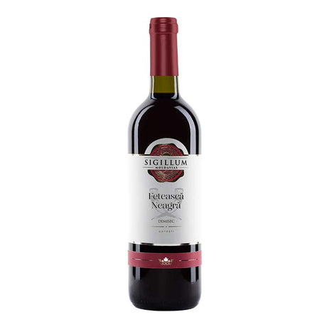 Beverages Vin Rosu Sigillum Moldaviae Feteasca Neagra Demisec 0.75L