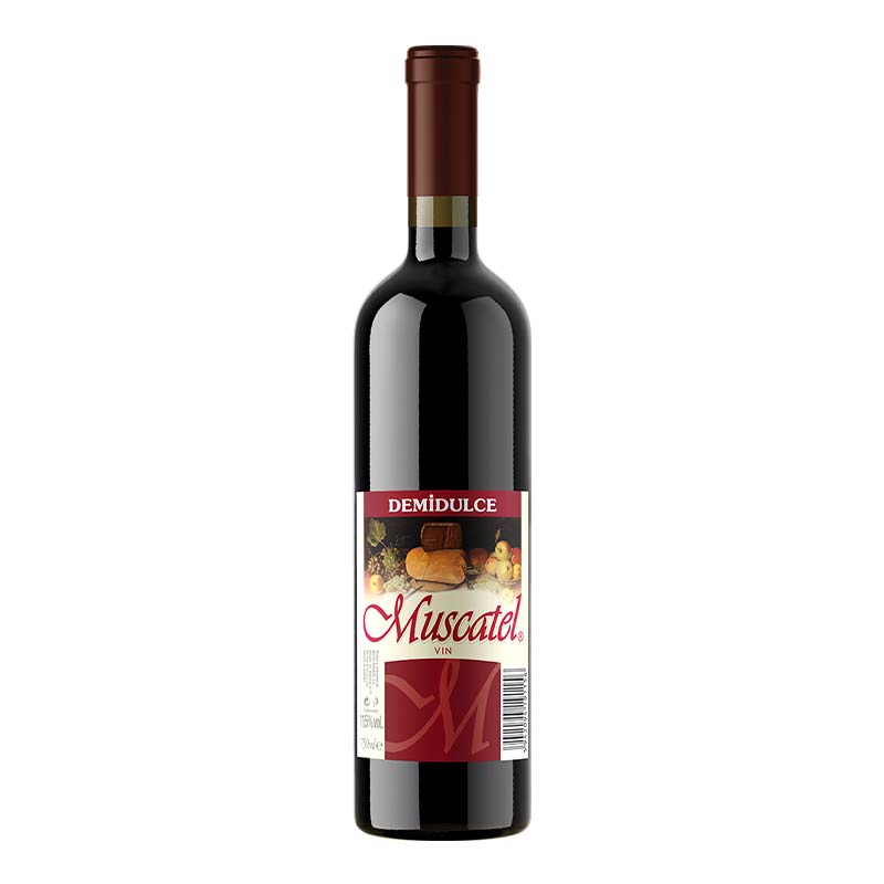 Beverages Vin Rosu Vincon Muscatel Demidulce 0.75L