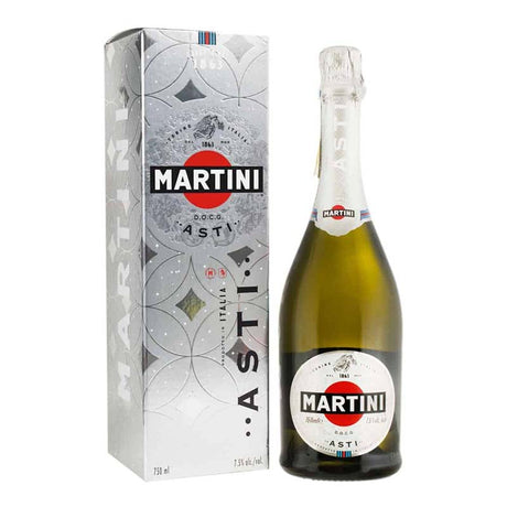 Beverages Nincs Vin Spumant Alb Asti Martini Dolce Demidulce 0.75L + Gift Box