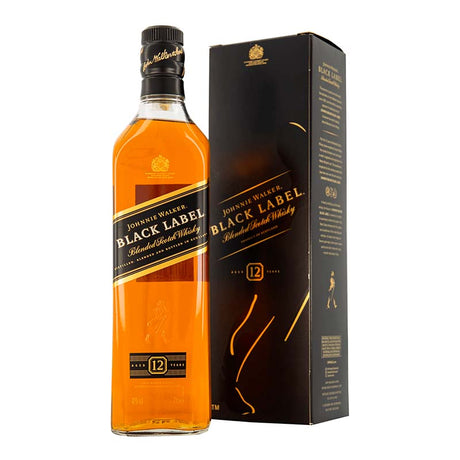 Beverages Whisky Scotch Johnnie Walker Black Label 40% 0.7L + Cutie